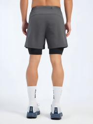 Шорты KELME Woven Shorts (Faux Two-Piece) Dark Grey