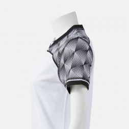 ФУТБОЛКА С КОРОТКИМ РУКАВОМ IRON HANDBALL PRO БЕЛЫЙ ЧЕРНЫЙ