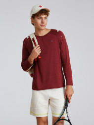 Лонгслив KELME Crew Neck Long-sleeved T-shirt Burgundy