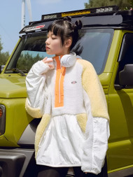 Худи KELME Half Cardigan Sweater (Yellow/White)