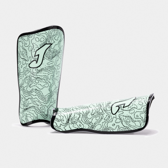 ESPINILLERAS PANTHER TURQUESA NEGRO