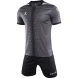 Футбольная форма KELME Short Sleeve Football Uniform (Dark Grey/Black)