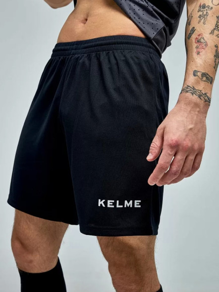 Футбольная форма KELME Short Sleeve Football Uniform (Dark Grey/Black)