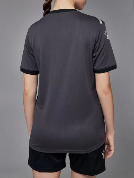 Футбольная форма KELME Short Sleeve Football Uniform (Dark Grey/Black)