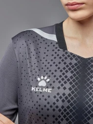 Футбольная форма KELME Short Sleeve Football Uniform (Dark Grey/Black)
