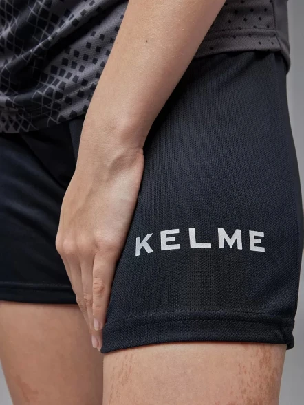 Футбольная форма KELME Short Sleeve Football Uniform (Dark Grey/Black)
