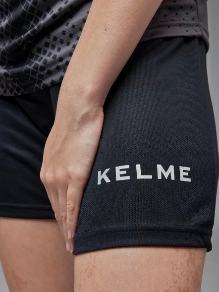 Футбольная форма KELME Short Sleeve Football Uniform (Dark Grey/Black)