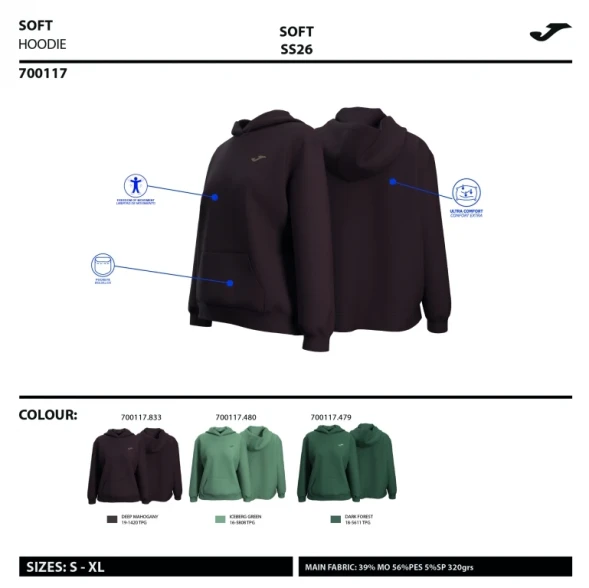 SUDADERA CON CAPUCHA BREATH  