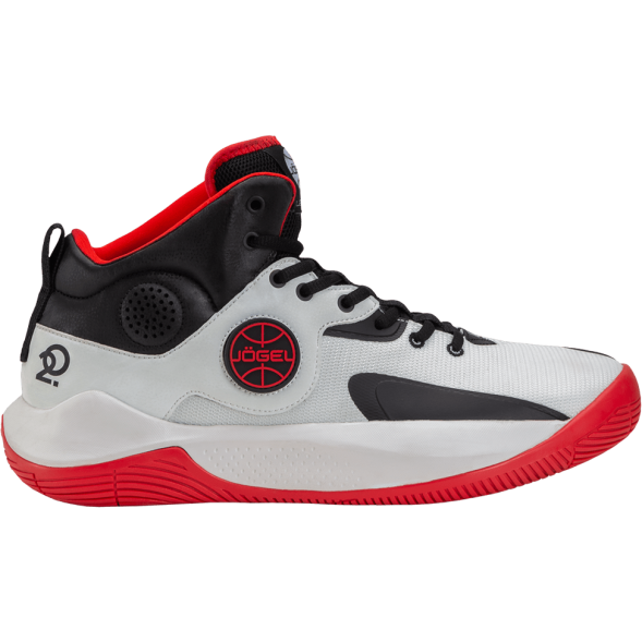 БЕЗ УПАКОВКИ Кроссовки баскетбольные JÖGEL Launch MID, White/black/red