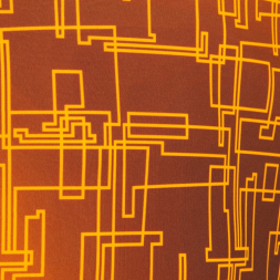 Майка на бретельках ELITE VIII Черный-оранжевый