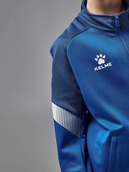 Детская олимпийка KELME Children's Knitted Jacket Blue