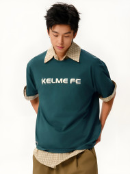 Футболка KELME Crew Neck Short-sleeved T-shirt Green