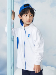 Детская олимпийка KELME Knitted Coat White