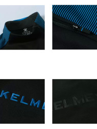Детский лонгслив KELME Training Jacket Kid (Black/Blue)