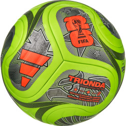 Мяч футб  ADIDAS WC26 Trionda Competition Winter JV6223, р 5, FIFA Pro, 4пан, ПУ,термосш, флуор лайм