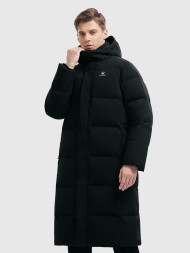 Пуховик KELME Long Down Jacket Black