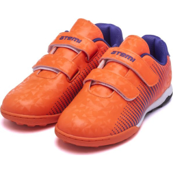Бутсы футбольные ATEMI, SBA-006 TURF KIDS, цв. оранжевый/ фиолетовый (28)