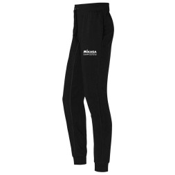 Брюки трен. MIKASA MT528-049-XS, р.XS, 70% хлопок 30% полиэстер, черный