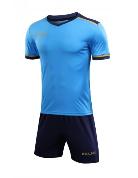 Футбольная форма KELME Football Suit (Light Blue/Dark Blue)