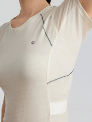 Футболка KELME Crew Neck Short-sleeved T-shirt Beige