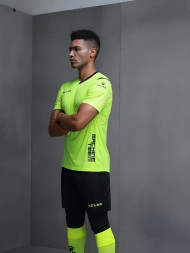 Футбольная форма KELME S/S Football Set (Light Green/Black)