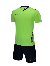 Футбольная форма KELME S/S Football Set (Light Green/Black)