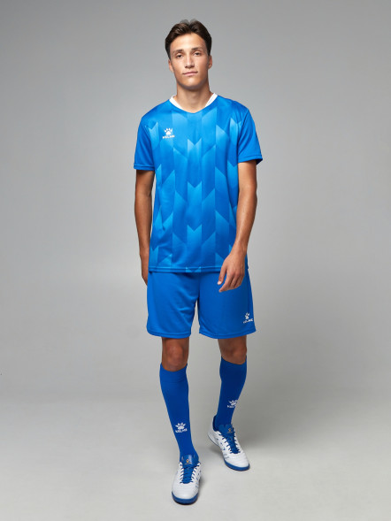 Футбольная форма KELME Short-Sleeved Football Suit Blue
