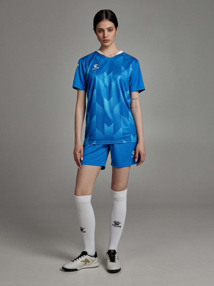 Футбольная форма KELME Short-Sleeved Football Suit Blue