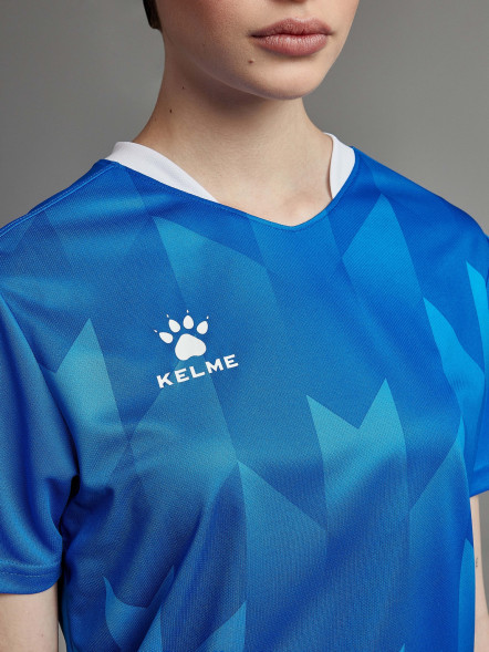Футбольная форма KELME Short-Sleeved Football Suit Blue