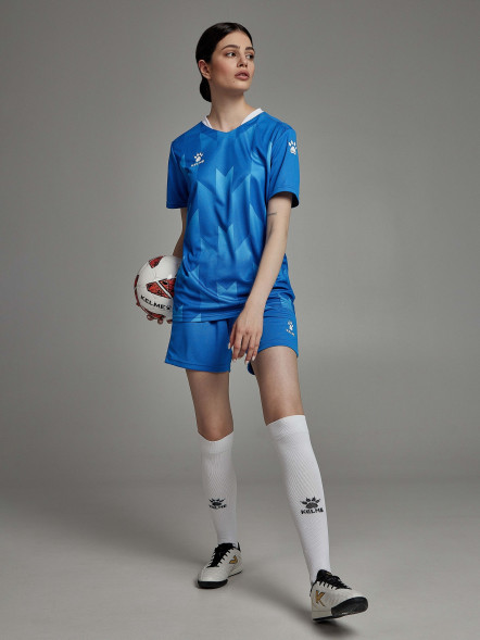 Футбольная форма KELME Short-Sleeved Football Suit Blue