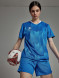 Футбольная форма KELME Short-Sleeved Football Suit Blue