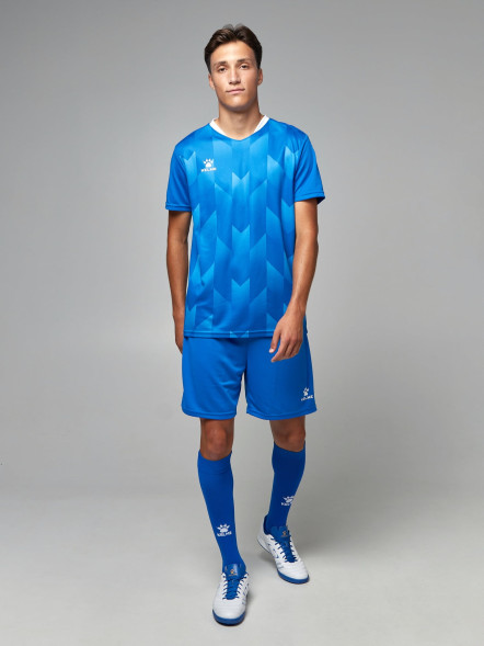Футбольная форма KELME Short-Sleeved Football Suit Blue