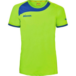 Футболка волейб. игровая муж. MIKASA MT288-038-2XL, р.2XL, 100% полиэстер, салатовый