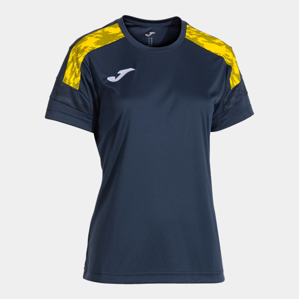 Футболка JOMA CAMISETA MANGA CORTA CHAMPIONSHIP VIII DARK NAVY AMARILLO