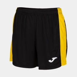 Женские игровые шорты JOMA ACADEMY III Черный-желтый