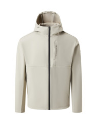 Демисезонная куртка KELME Hooded Fleece-lined Knit Cardigan Beige