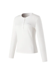 Женский лонгслив KELME Crew Neck Long-Sleeved T-Shirt Ivory White