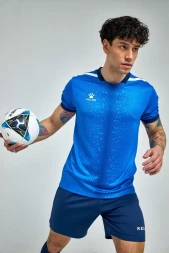 Футбольная форма KELME Short Sleeve Football Uniform (Blue/Dark Blue)