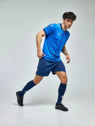 Футбольная форма KELME Short Sleeve Football Uniform (Blue/Dark Blue)