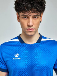 Футбольная форма KELME Short Sleeve Football Uniform (Blue/Dark Blue)