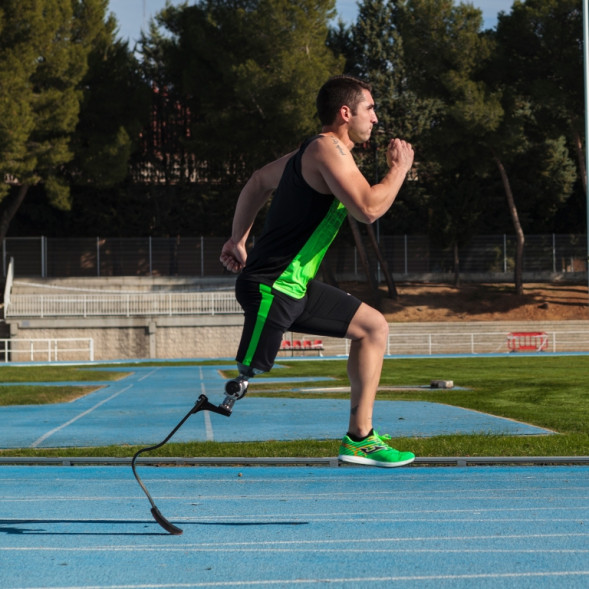 Майка на бретельках ELITE VIII Черный-зеленый