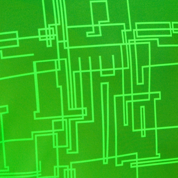 Майка на бретельках ELITE VIII Черный-зеленый