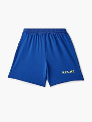 Детская футбольная форма KELME Short Sleeve Football Set Kids (Citric/Blue)