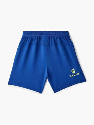 Детская футбольная форма KELME Short Sleeve Football Set Kids (Citric/Blue)
