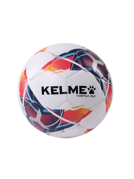 Мяч футбольный KELME Vortex 18.2 (32 Panels) (White/Orange)