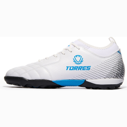 Бутсы футбольные (многошиповки) подростковые TORRES BOLA-J, TS2342310-372-37, р.37,с носком, синий