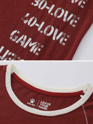 Футболка KELME Crew Neck Short-sleeved T-shirt Burgundy