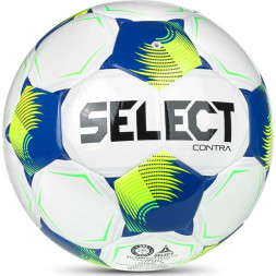 Мяч футб. SELECT Contra DB V26, 0853171012, р.3, 32 пан, ПУ, гибрид.сш,бело-желто-синий