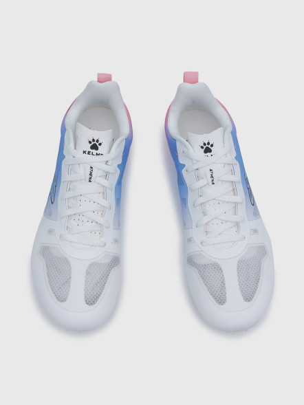 Шиповки KELME Men's/Women's Sneakers (White/Dark Purple)