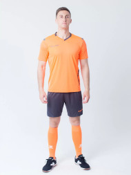 Футбольная форма KELME S/S Football Set (Orange/Dark Grey)